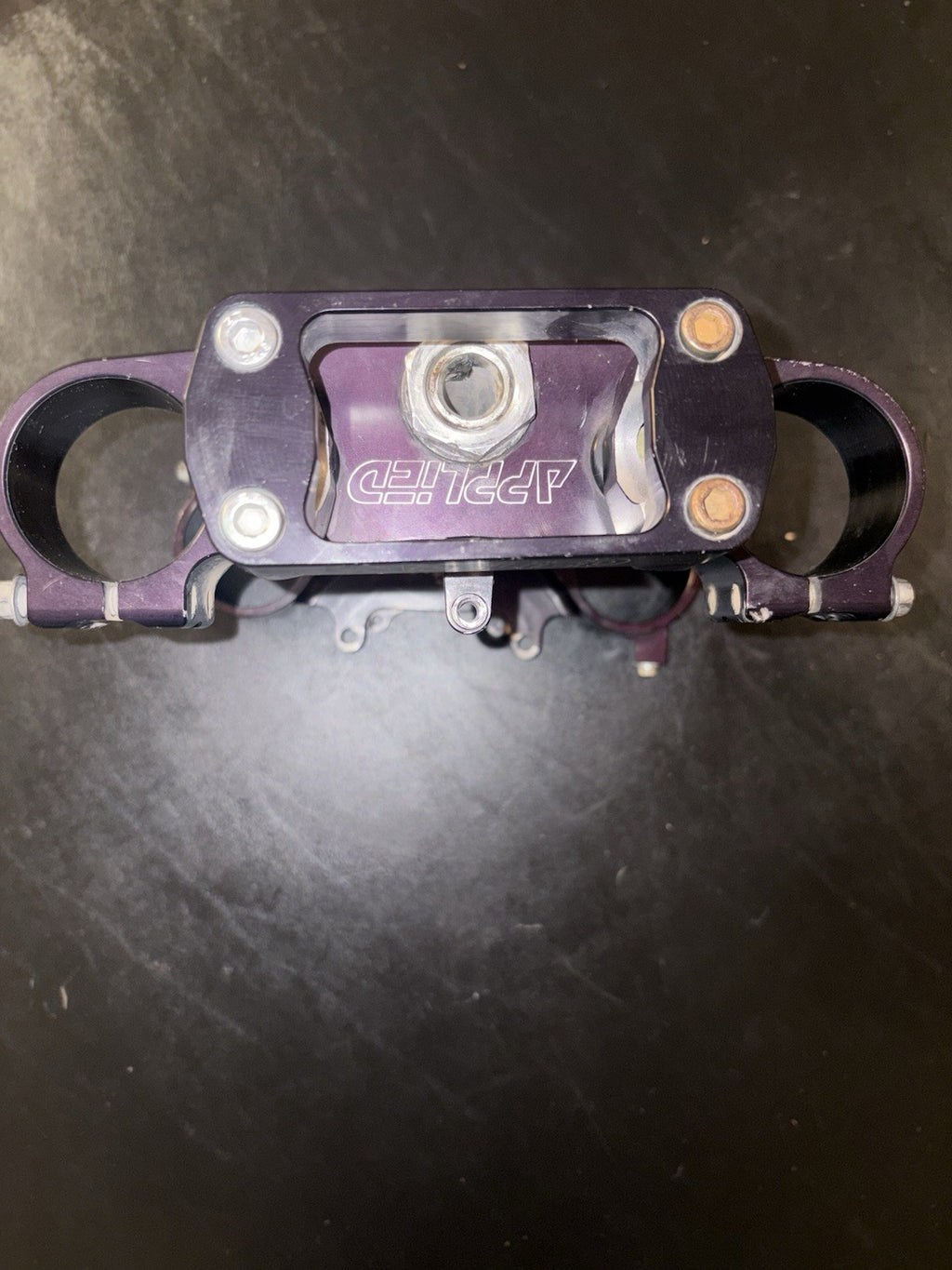 2009 Kawasaki Kx450f Kx 450 F Applied Racing Triple Tree Clamp steering Stem Bar
