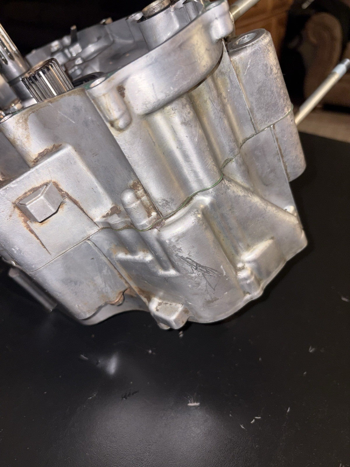 2008 Honda CRF450R Engine Transmission Bottom End Crankcase Crank Case Block Box