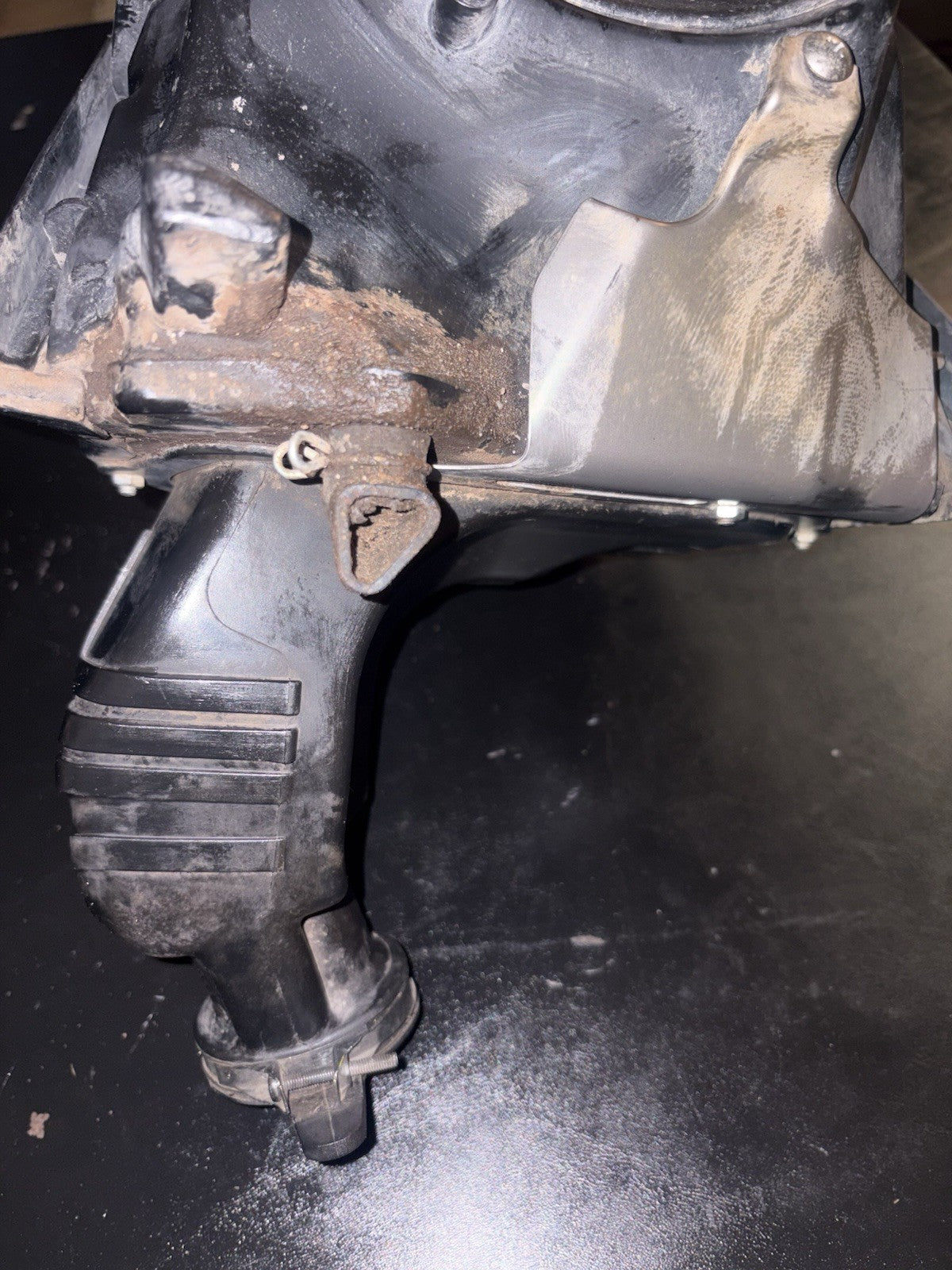 2008 HONDA CRF250R OEM AIRBOX AIR CLEANER FILTER BOX CASE INTAKE BOOT NICE!
