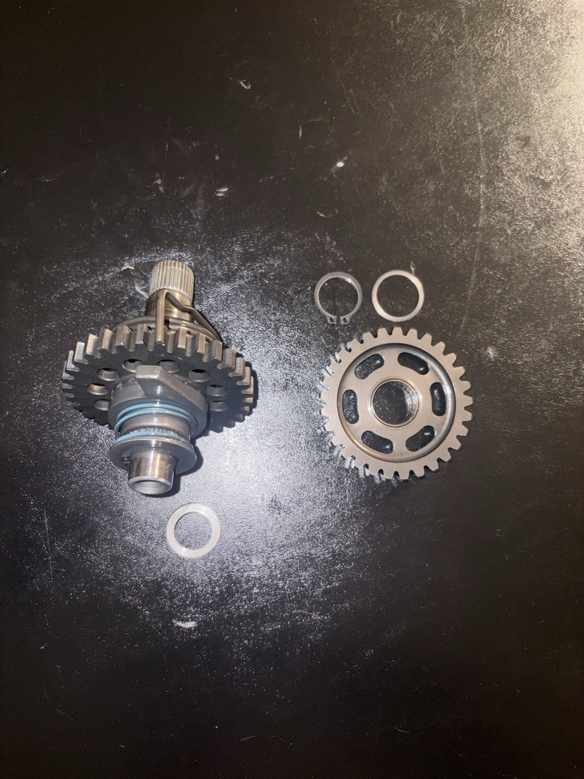 2012 06-17 YZ450F 07-18 WR450F Kick Starter Mechanism Shaft Gear Ratchet Spindle