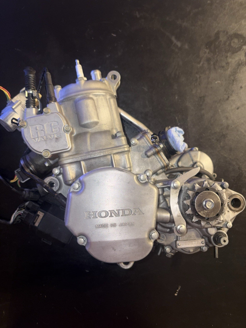 2002 Honda CR250R Complete Engine Motor Transmission Bottom Top Crank Case