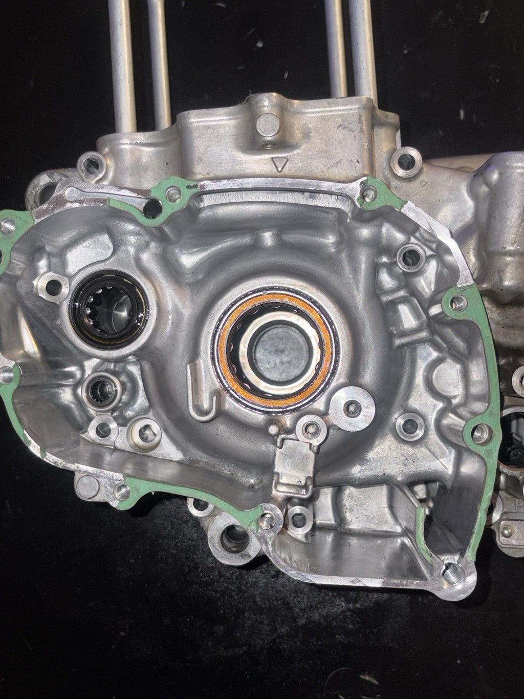2008 Honda Crf450r OEM Engine Motor Crankcase Cases Block Bottom End Set Pair