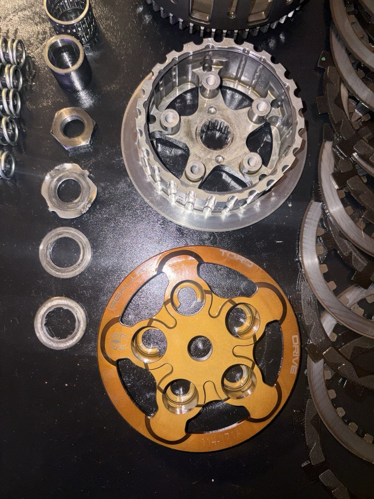 2015 Yamaha Yz250f Rekluse Core Manual Torq Drive Clutch Hinson Basket Assembly