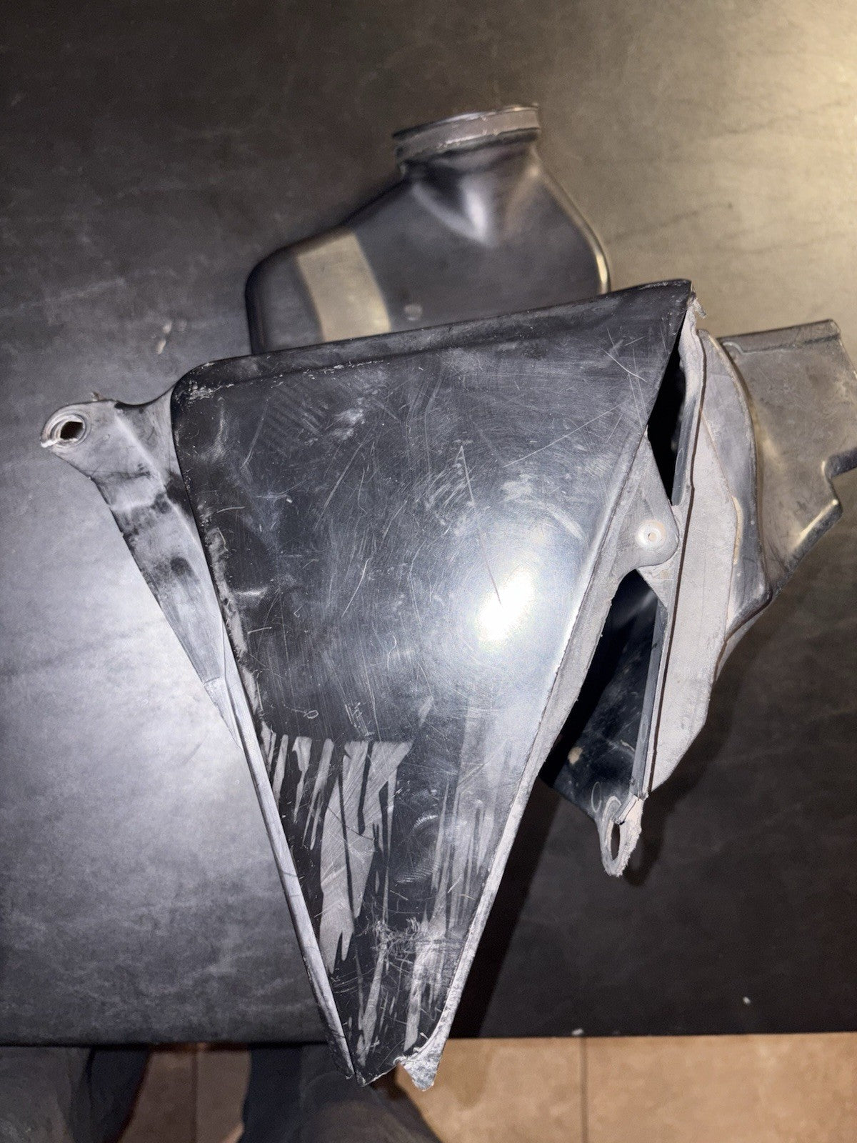 2003 HONDA CR250R OEM AIRBOX AIR CLEANER FILTER BOX INTAKE MANIFOLD BOOT ELEMENT