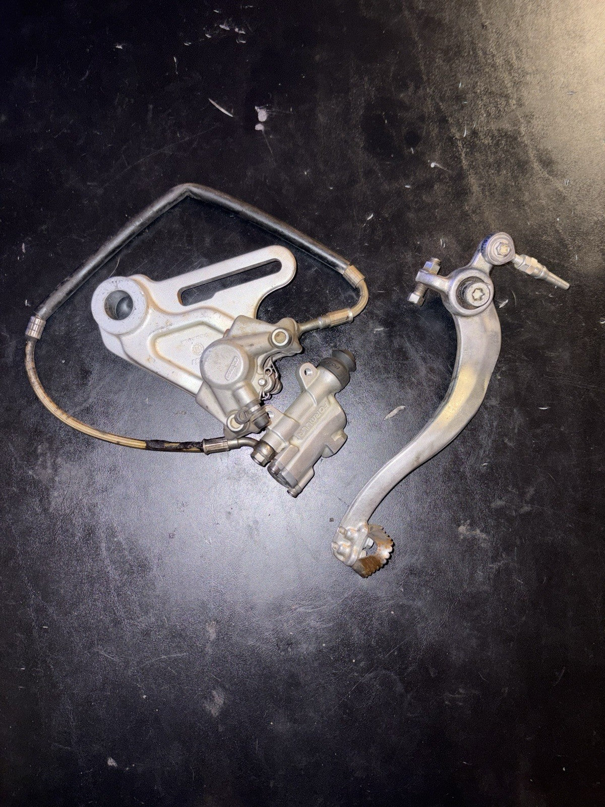 2014 - 2017 KTM SX85 85 SX Formula Rear Brake Assembly Caliper Master Cylinder