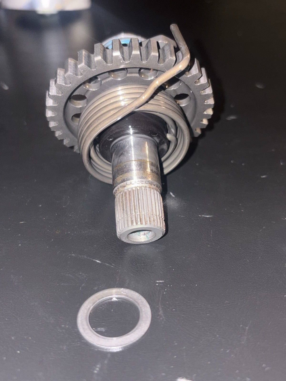 2012 06-17 YZ450F 07-18 WR450F Kick Starter Mechanism Shaft Gear Ratchet Spindle