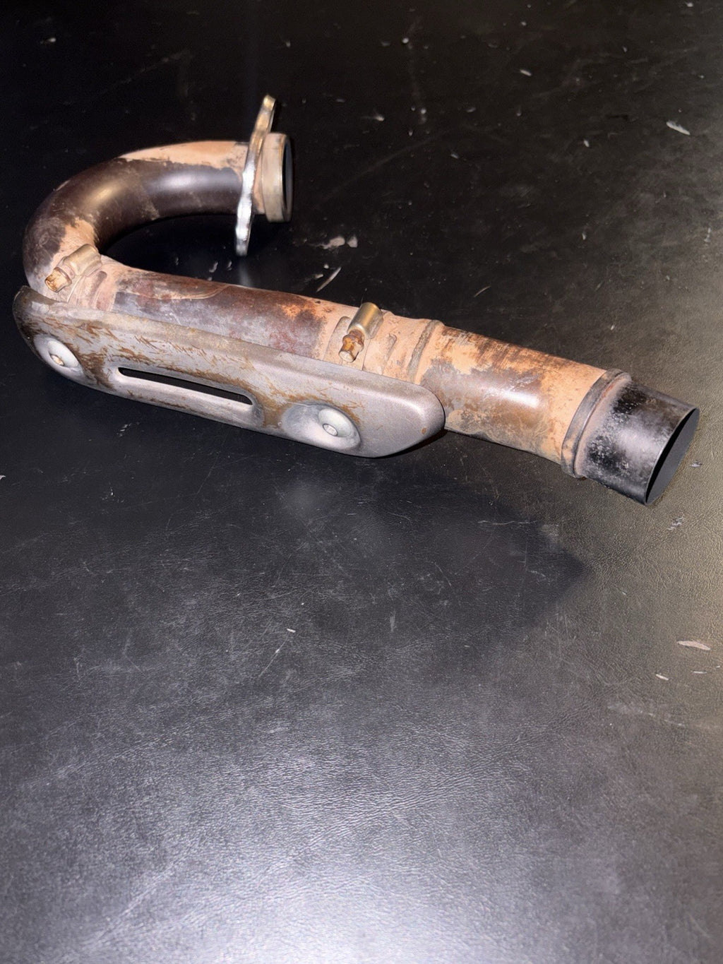 2006 - 2009 Honda Crf250r OEM Head Header Exhaust Pipe Heat Sheild Manifold