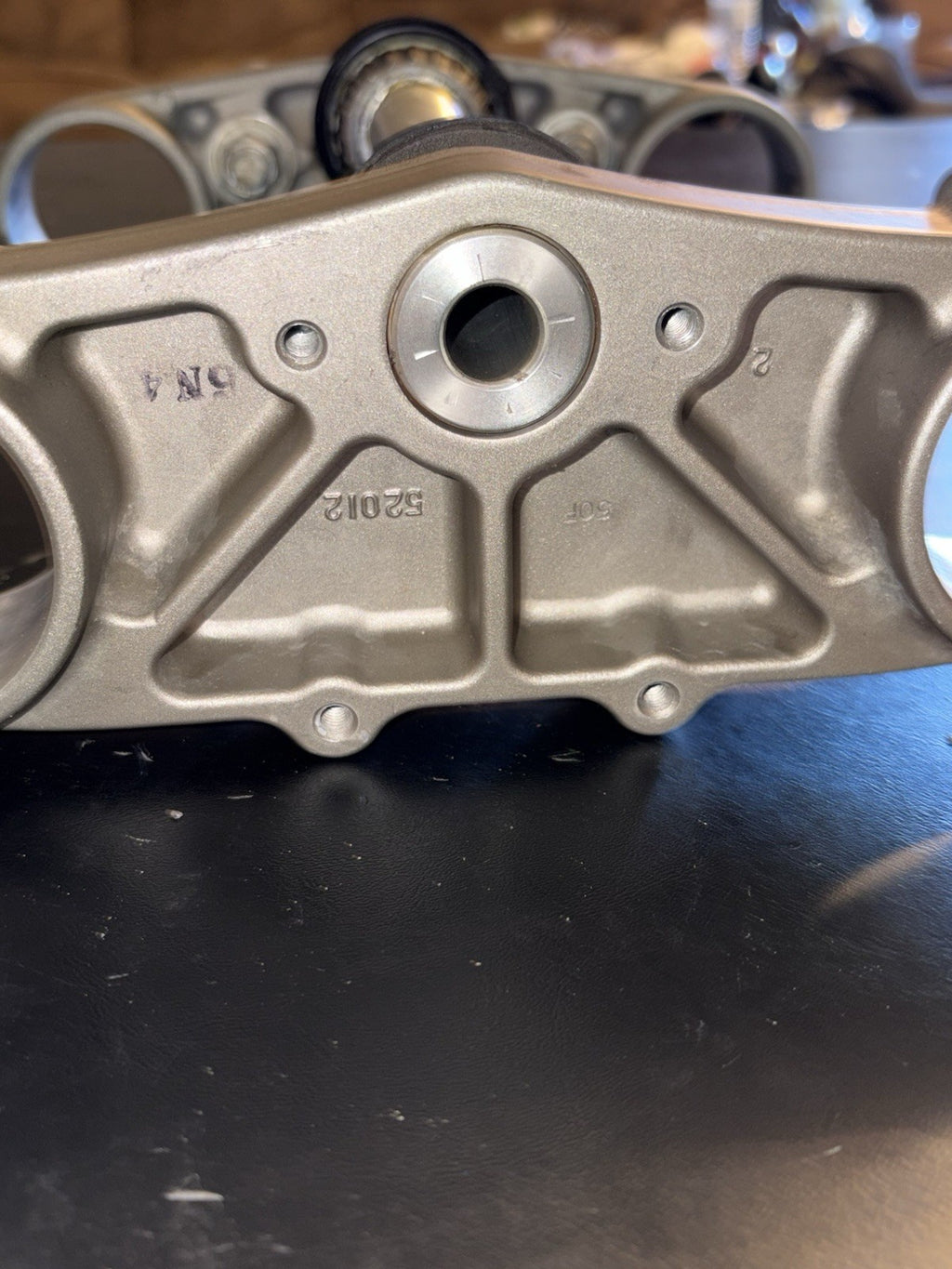 2006 - 2014 Yamaha YZ450F OEM Triple Tree Clamp Steering Stem Head Assembly