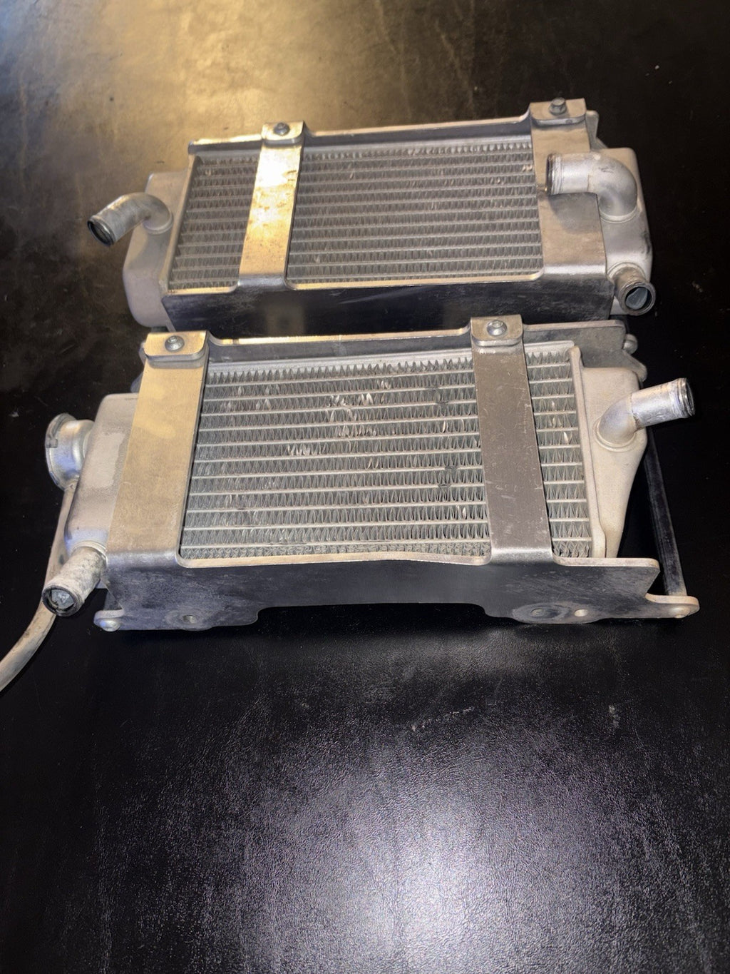 2005-2008 Honda Crf450r Radiators Moose Racing Rad Braces Set Pair