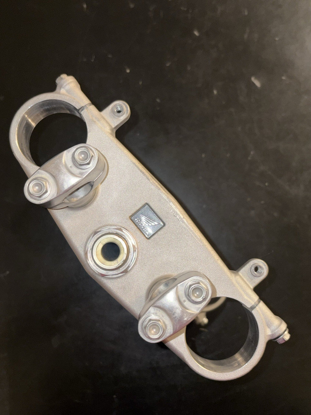 2008 - 2009 HONDA CRF250R OEM TRIPLE TREE FRONT FORKS STEERING STEM CLAMPS MOUNT