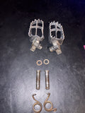 2000 YAMAHA YZ125 YZ 125 OEM LEFT RIGHT FOOT REST PEG BRACKET SET PEGS
