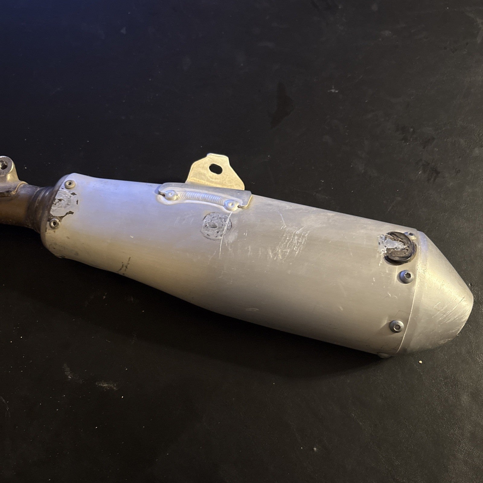 2019 HONDA CRF450R OEM LEFT MUFFLER EXHAUST SILENCER SLIP ON PIPE