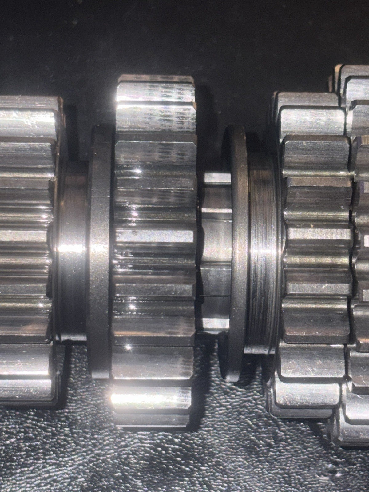 2000 Honda CR250R Transmission Countershaft Counter Shaft Gears Gear Complete