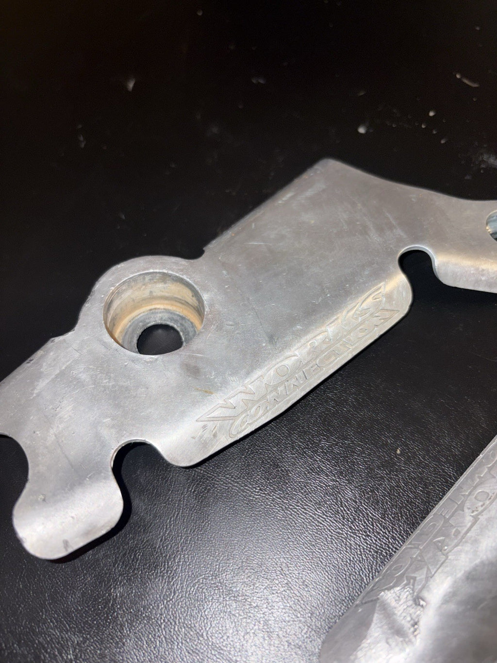 2000 2001 CR250R CR250 Works Connection Boot Frame Guard Protector Plate Set L/R