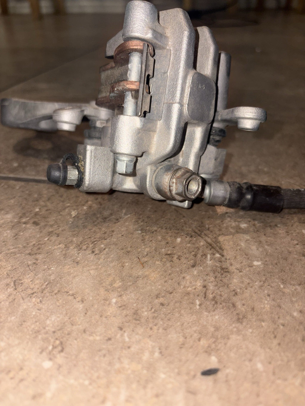 2005 Honda Crf250r OEM Rear Brake Assembly Master Cylinder Caliper Line