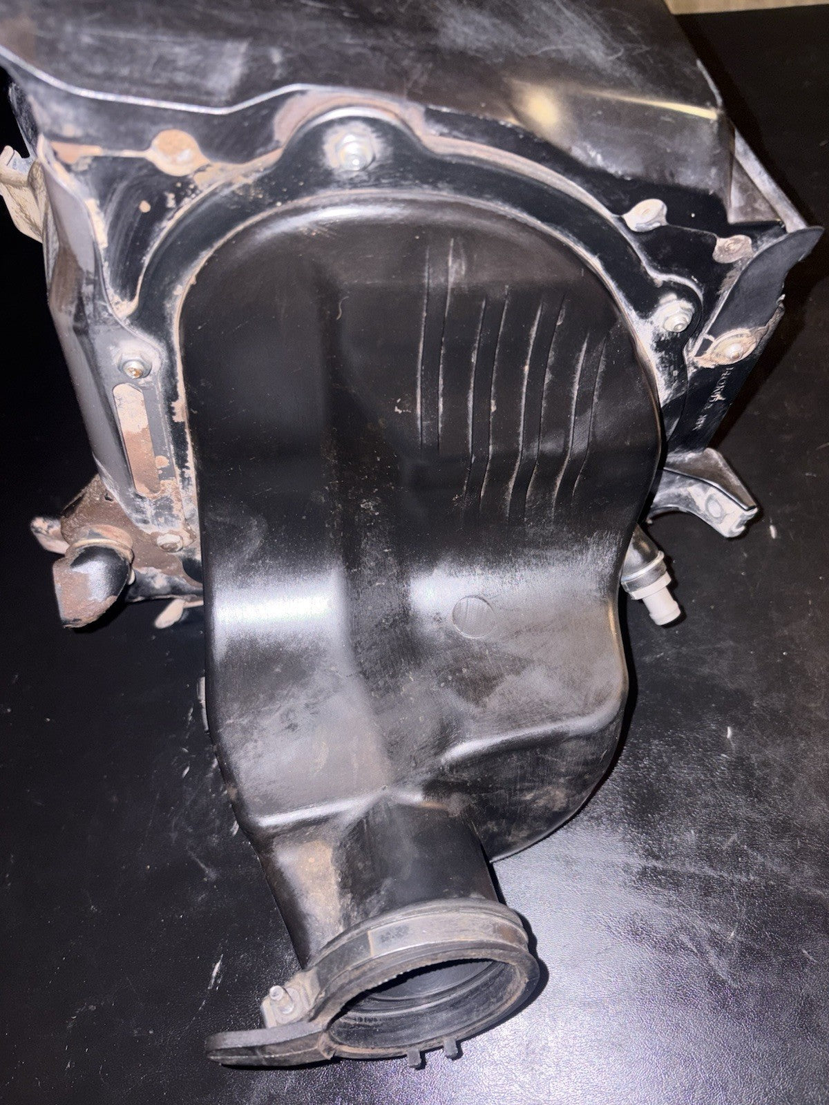 2008 HONDA CRF250R OEM AIRBOX AIR CLEANER FILTER BOX CASE INTAKE BOOT NICE!