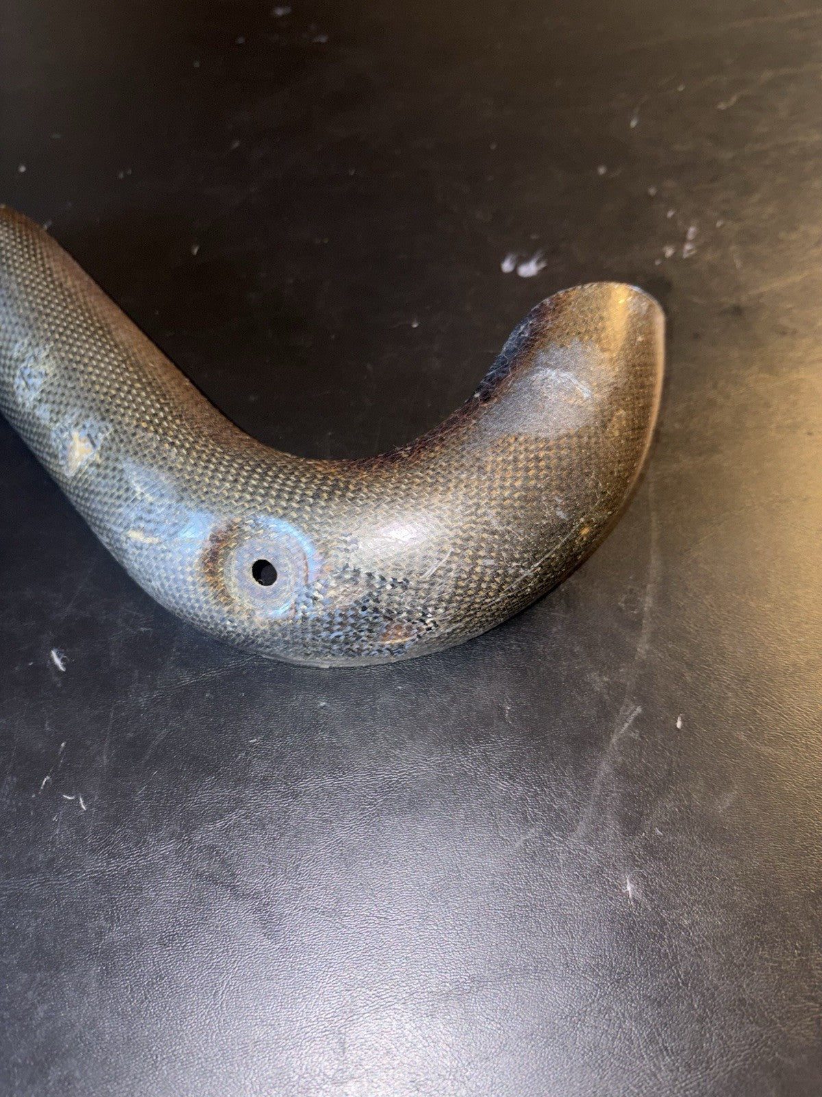 2004-2008 Honda Crf450r Carbon Fiber Header Exhaust Heat Shield Guard