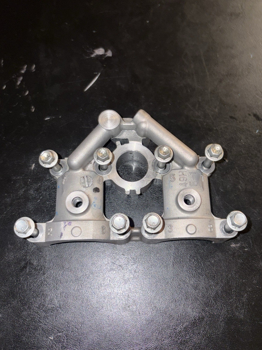 2016 Rmz250 Cylinder OEM Head Camshaft Cam Tower Bridge Caps Mount Clamp