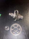 2003 02-07 HONDA CR250R OEM KICK START STARTER SHAFT SPRING IDLER GEAR ASSEMBLY