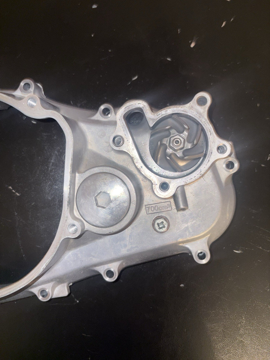 2004 - 2009 Honda CRF250R OEM Engine Right Case Inner Clutch Cover Water Pump