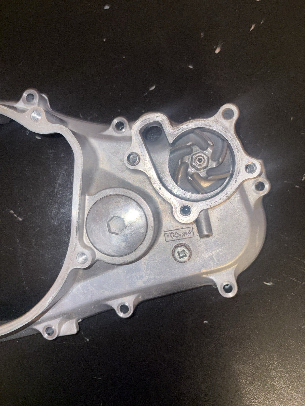 2004 - 2009 Honda CRF250R OEM Engine Right Case Inner Clutch Cover Water Pump