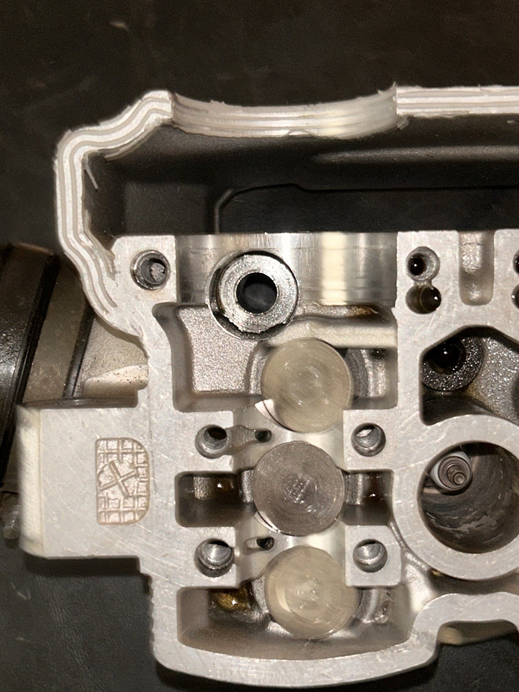 2004 Yamaha Yz250f OEM Cylinder Head Complete Valves Valve Train Assembly Top