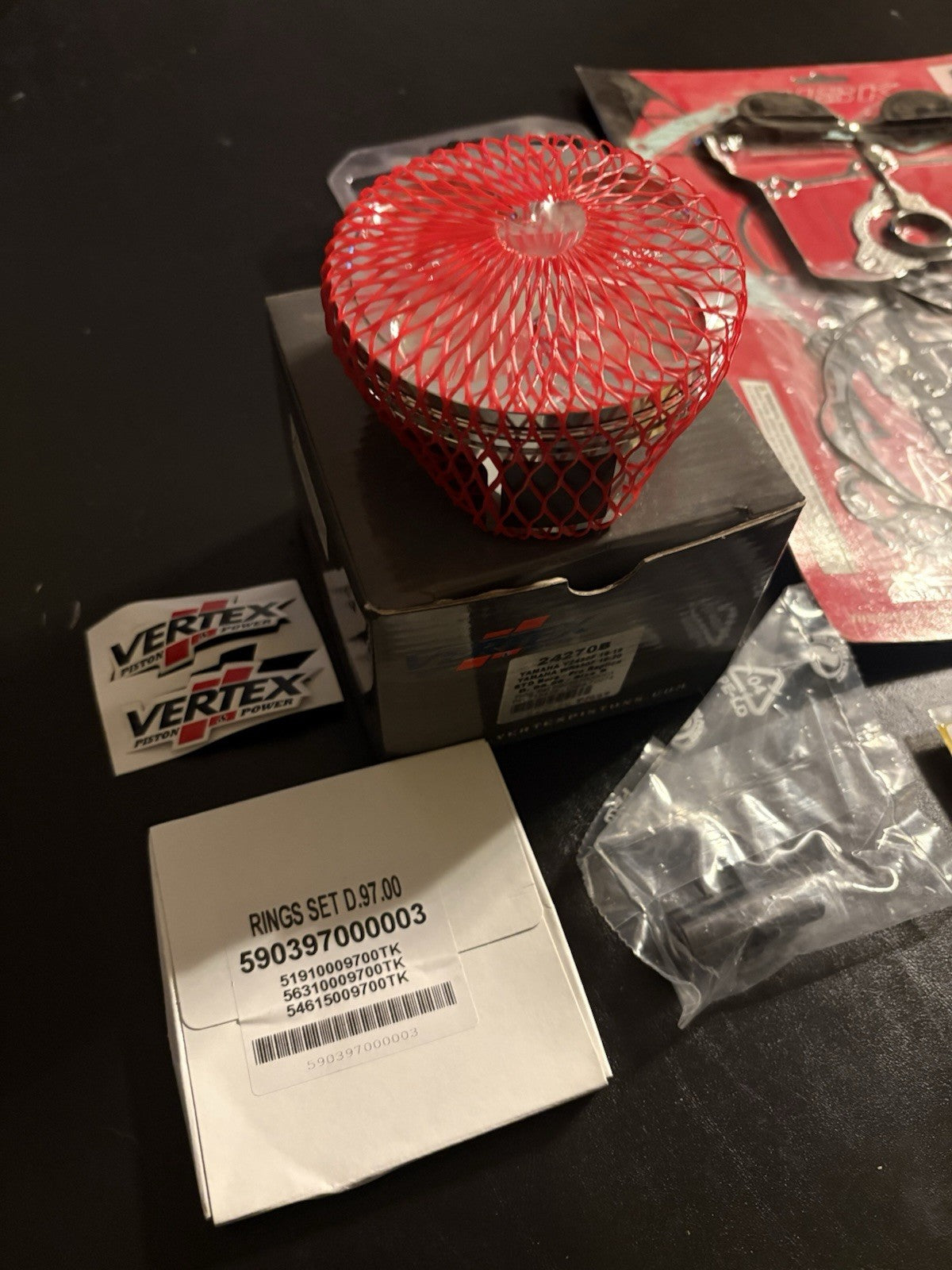 2018 Yamaha Yz450f Engine Top End Rebuild Kit Valves Seals Piston Rings Gaskets