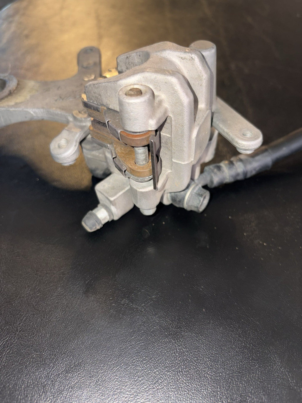 2007 Honda Crf450r OEM Rear Brake Assembly Master Cylinder Caliper
