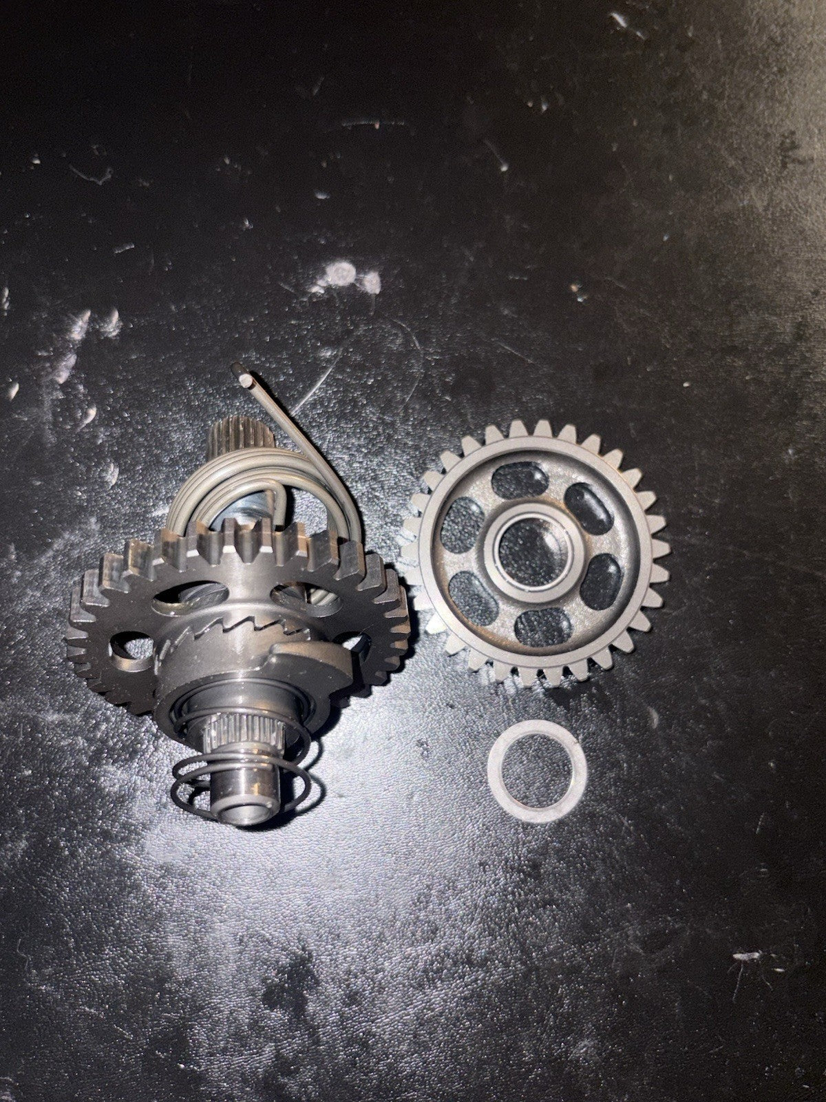 2004-2009 2008 CRF250R Kickstarter OEM Kick Starter Shaft Idle Gear Assembly