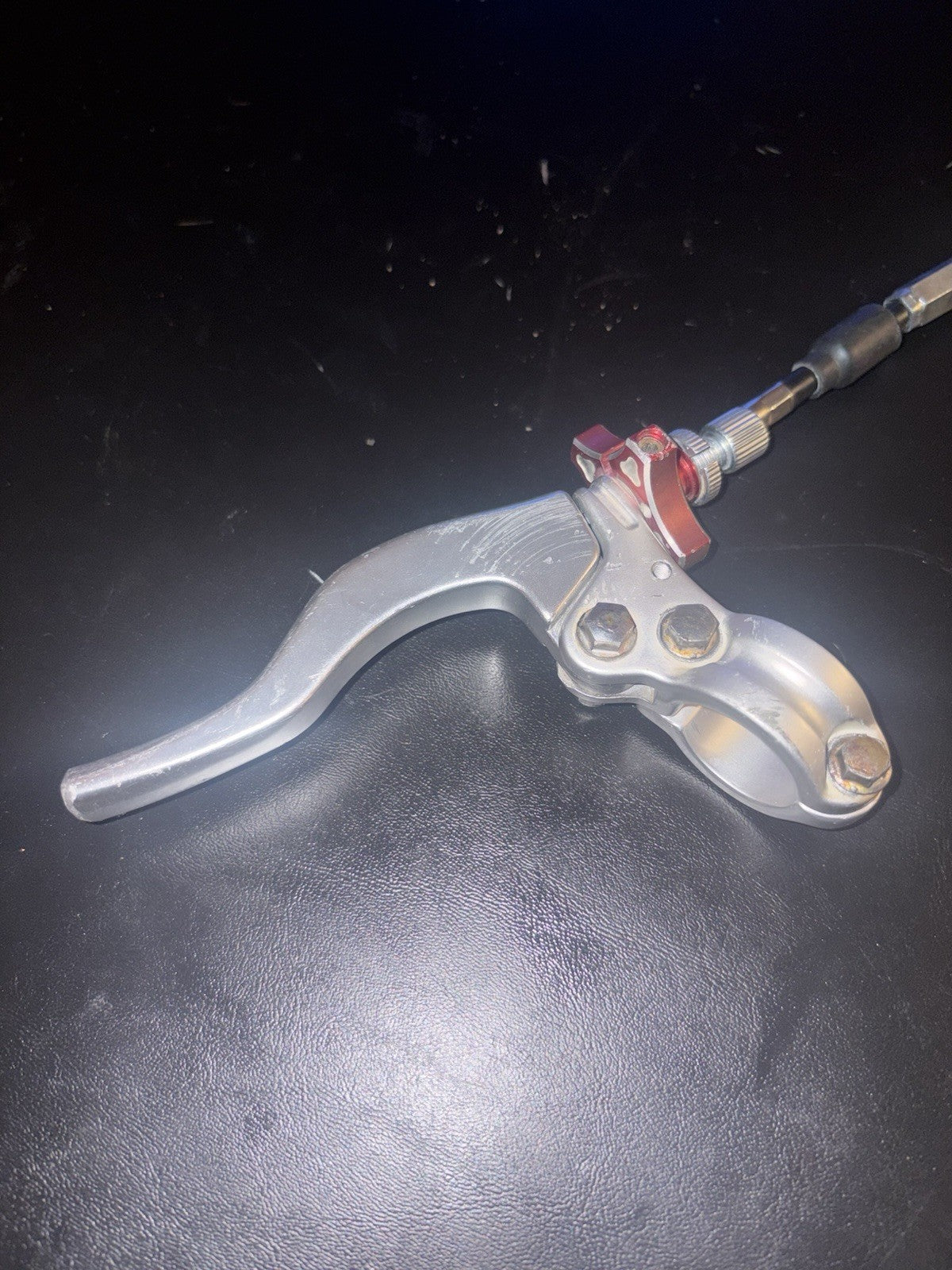 2000 2001 Honda CR250R Clutch Cable Mount Perch Lever Assembly