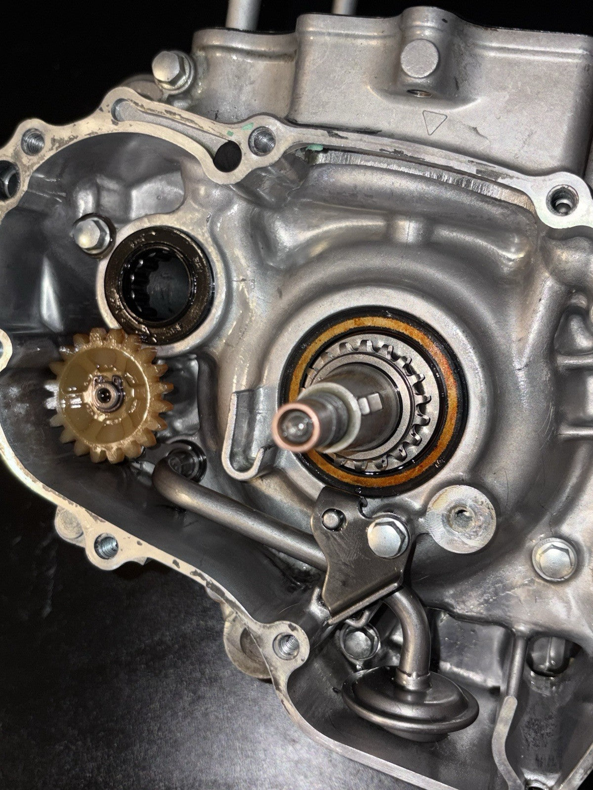 2004 Honda Crf450r OEM Engine Transmission Motor Bottom End Crank Cases Block