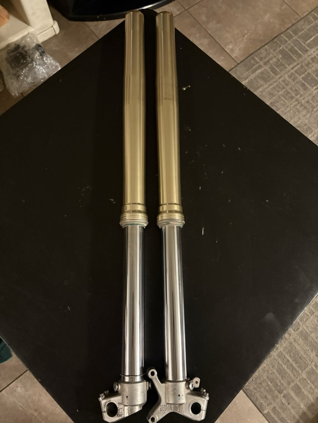 2008 HONDA CRF250R OEM RIGHT LEFT FRONT SUSPENSION FORKS SHOCKS 51480-KRN-A11