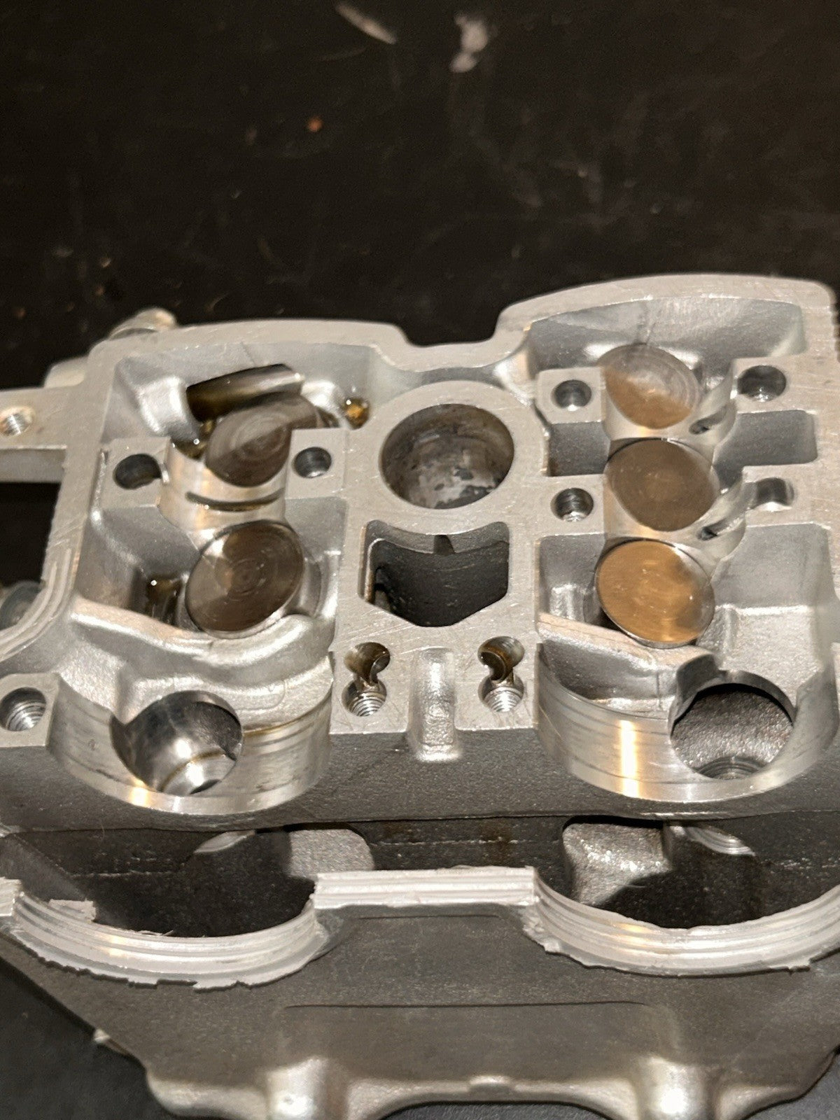 2004 Yamaha Yz250f OEM Cylinder Head Complete Valves Valve Train Assembly Top