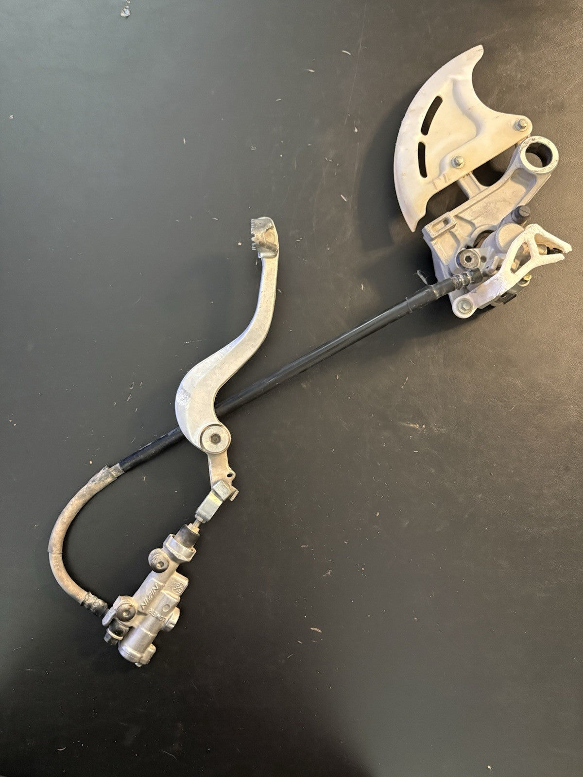 2005 - 2009 Honda CRF250R OEM Rear Back Brake Caliper Master Cylinder Lever