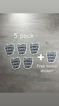 “Build Don’t Buy” Dirtbike Parts Moto Brand Sticker Packs Vinyl Waterproof (6pc)
