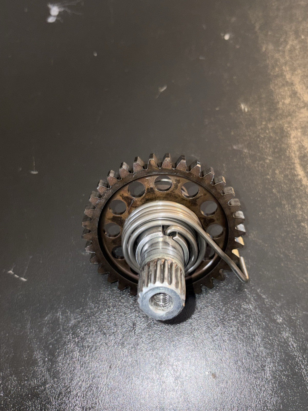 2004-2008 08 CRF450R CRF450 Kick Start Starter Mechanism Spindle Shaft Gear Axle