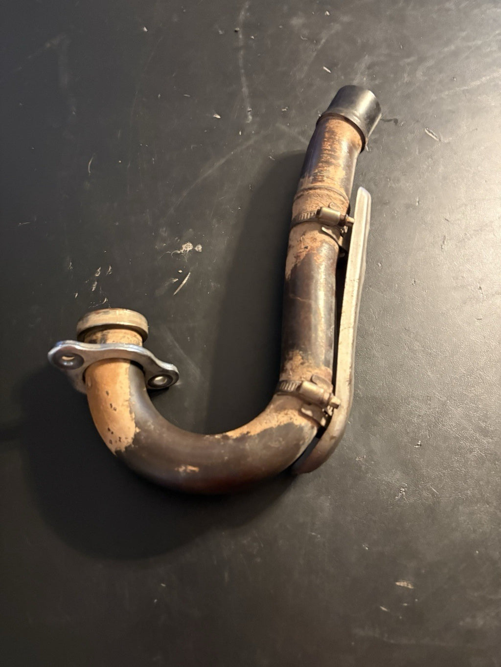 2006 - 2009 Honda Crf250r OEM Head Header Exhaust Pipe Heat Sheild Manifold
