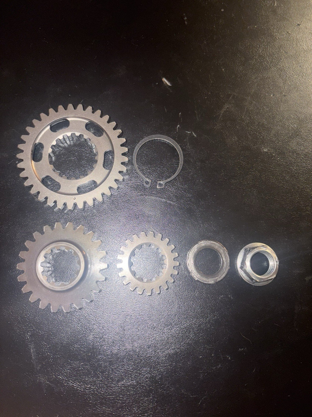 09-15 KAWASAKI KX450F ENGINE MOTOR CRANKSHAFT PRIMARY GEAR COMPLETE CRANK GEARS