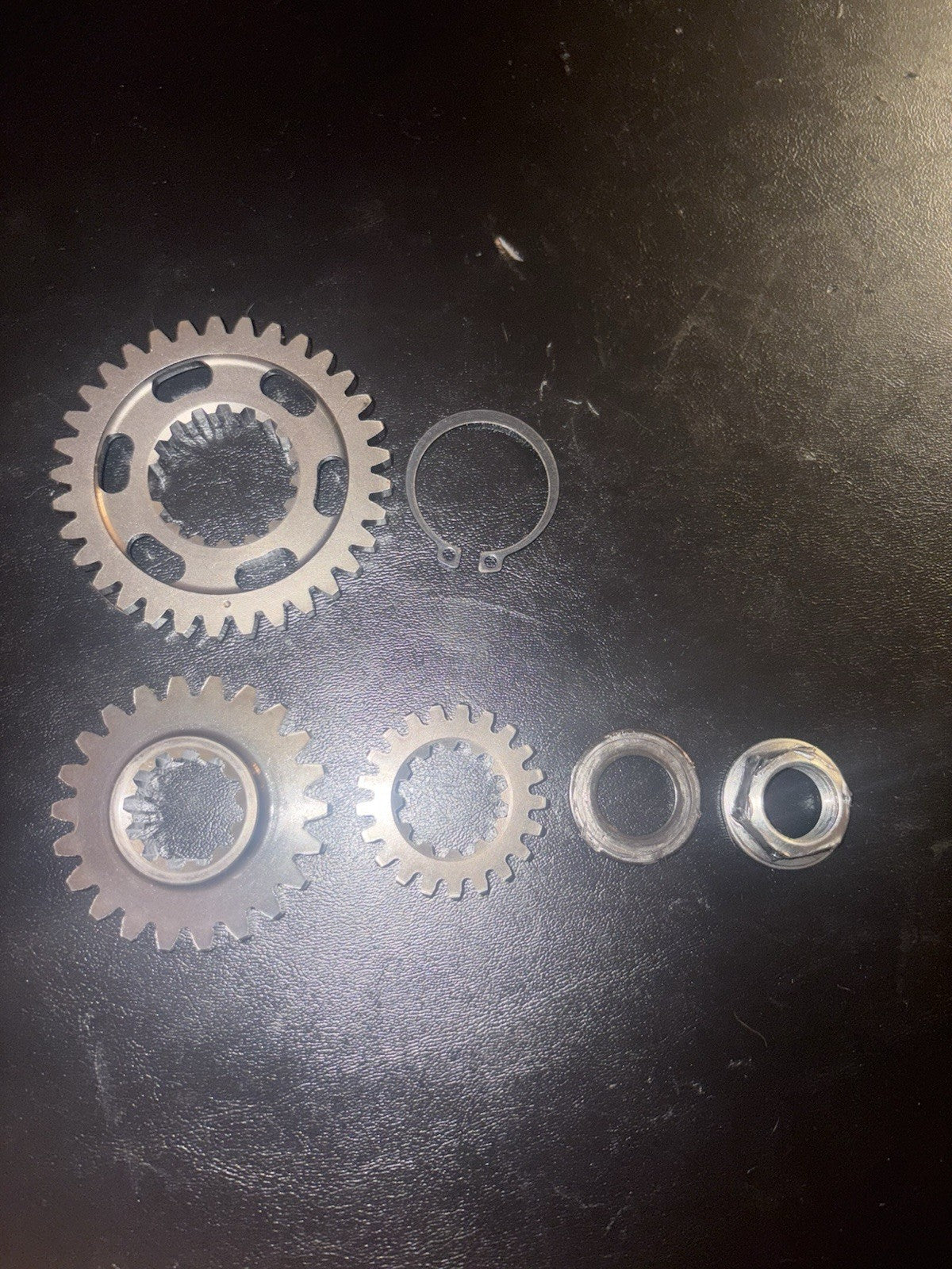 09-15 KAWASAKI KX450F ENGINE MOTOR CRANKSHAFT PRIMARY GEAR COMPLETE CRANK GEARS