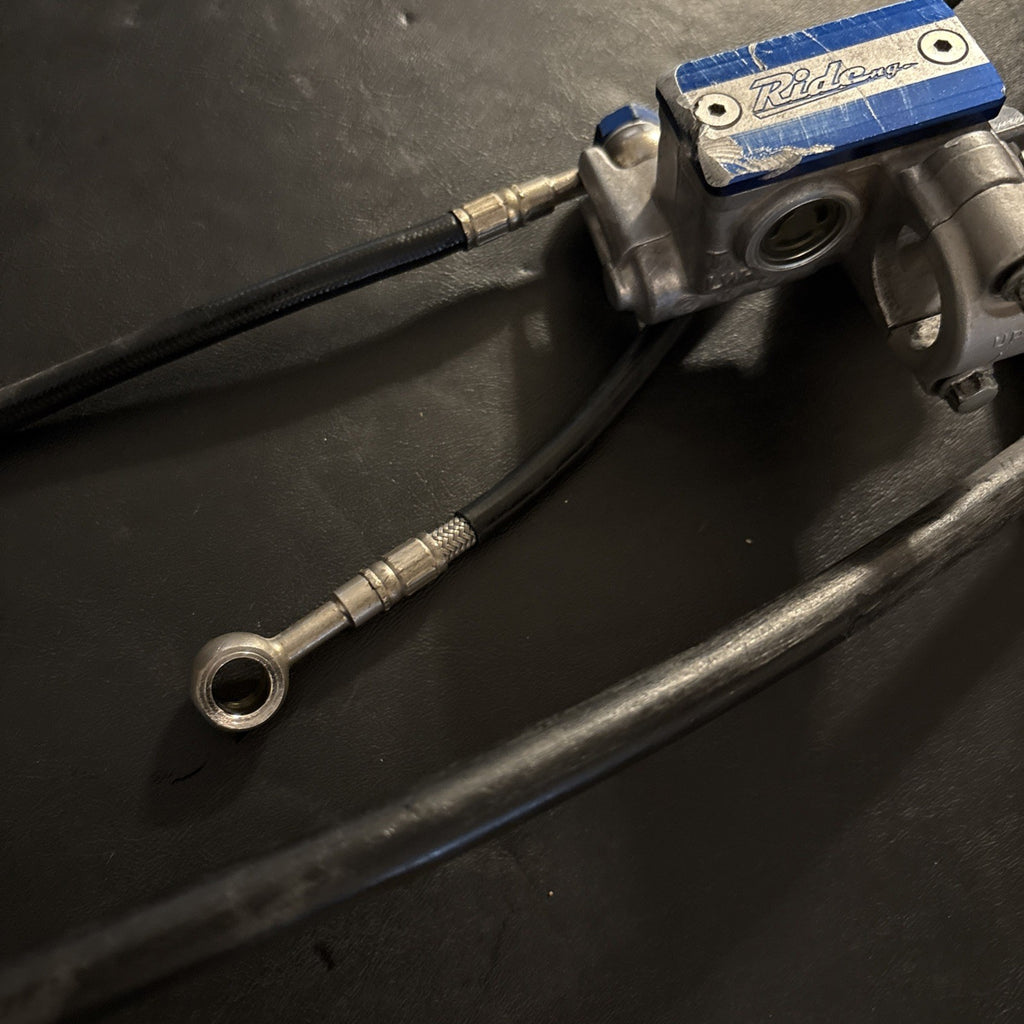 2013-2016 13 Kawasaki Kx250f OEM Front Brake Master Cylinder Braided Brake Line
