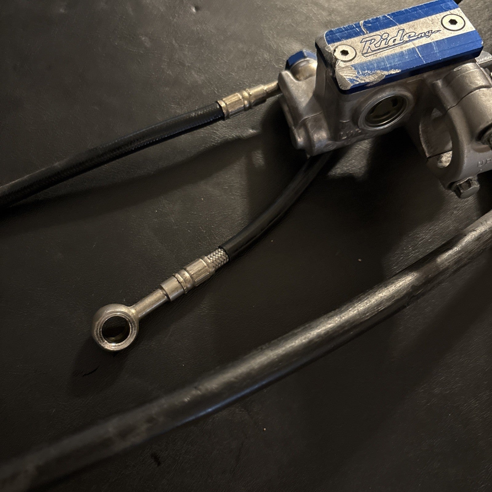 2013-2016 13 Kawasaki Kx250f OEM Front Brake Master Cylinder Braided Brake Line