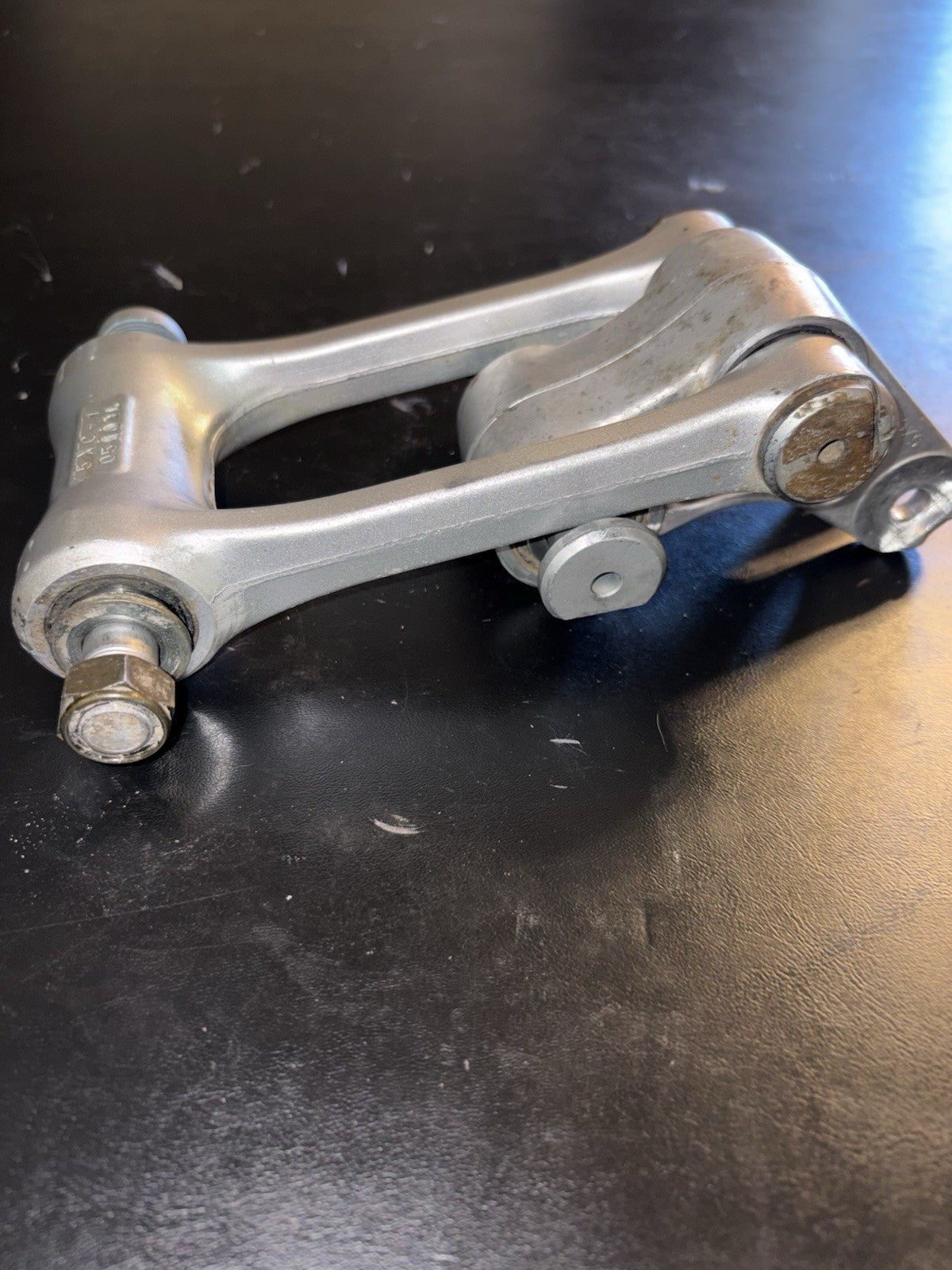 2006 Yamaha YZ450F OEM Rear Shock Linkage Links Relay Arm Bone Collar Assembly
