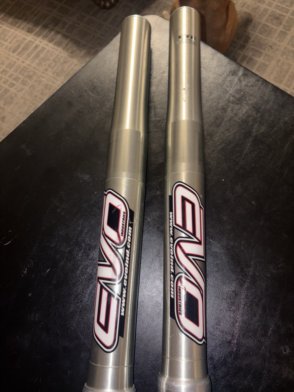 2002 Honda Cr125r  OEM KYB Front Forks Shock Suspension Springs Pair Left Right