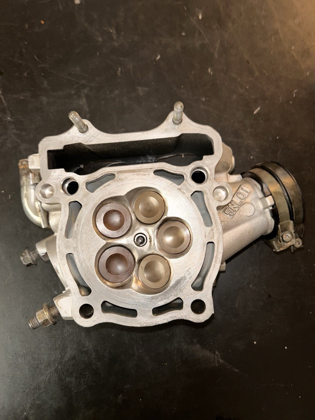 2004 Yamaha Yz250f OEM Cylinder Head Complete Valves Valve Train Assembly Top