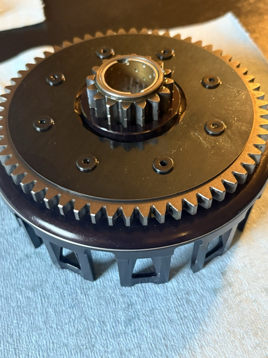 2006-2009 KX450F OEM WIESCO Clutch Kit Primary Driven Gear Basket Hub Assembly