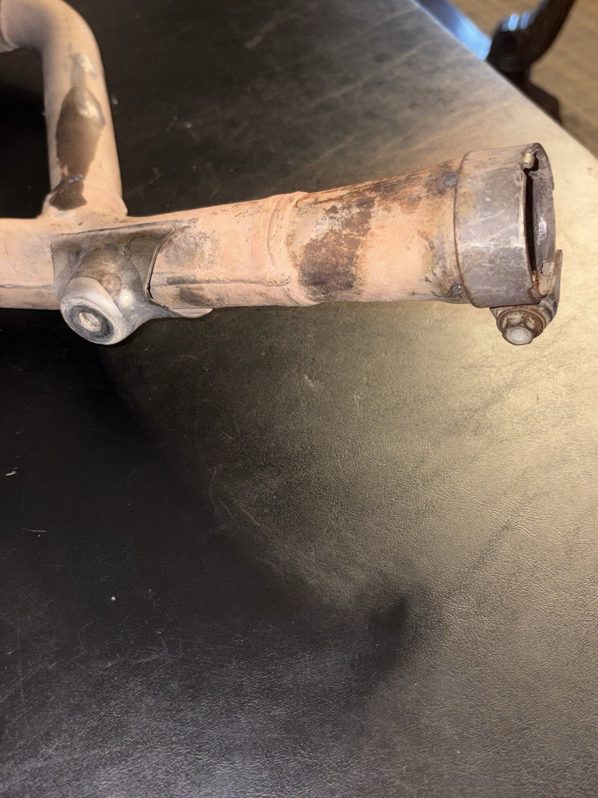2006-2009 CRF250R OEM Exhaust Mid Y Pipe Dual Muffler Silencer Tail Slip On