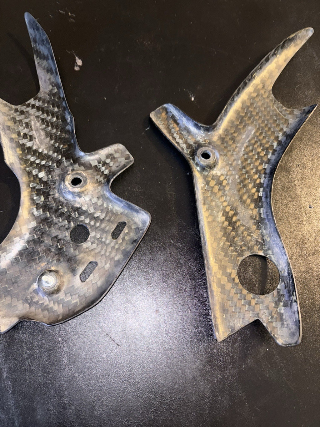 2007 2008 Honda Crf450r Light Speed 100% Carbon Fiber Frame Protectors Guards