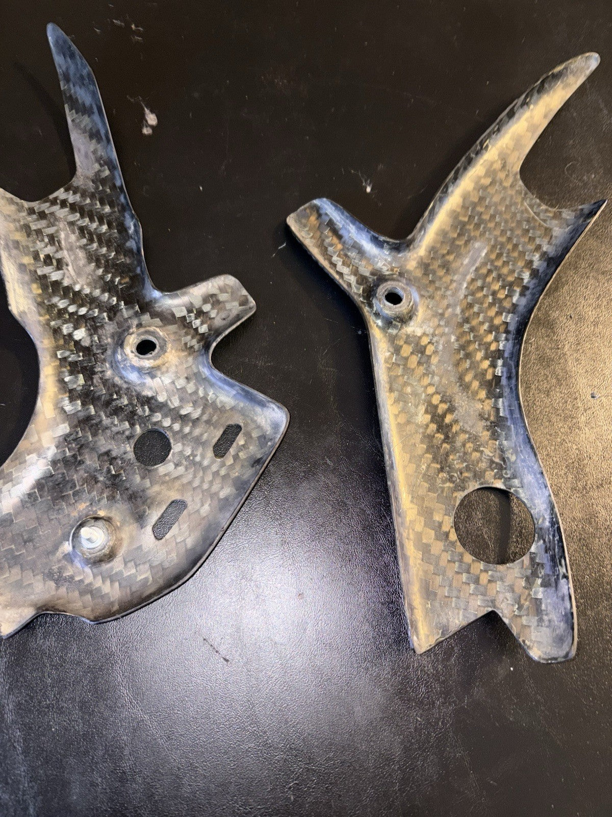 2007 2008 Honda Crf450r Light Speed 100% Carbon Fiber Frame Protectors Guards