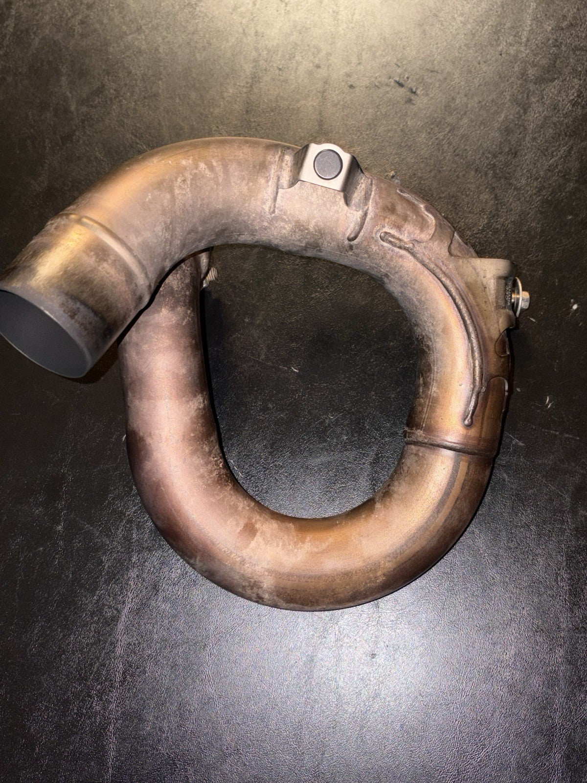 2010-2013 Yamaha YZ450F GENUINE OEM Header Mid Middle Pipe Exhaust Maniflod