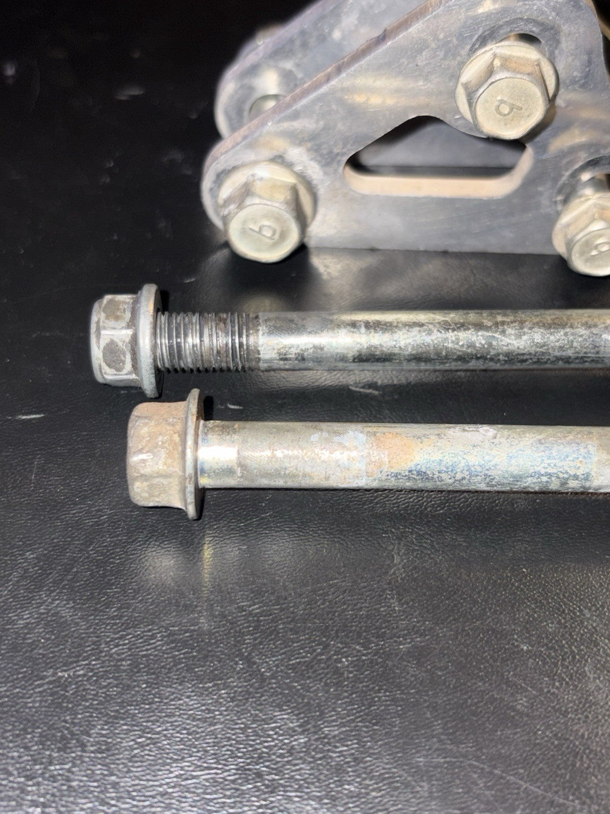 2001 Kawasaki KX250 OEM Motor Engine Mounts Hangers Stay Brackets Head Bottom